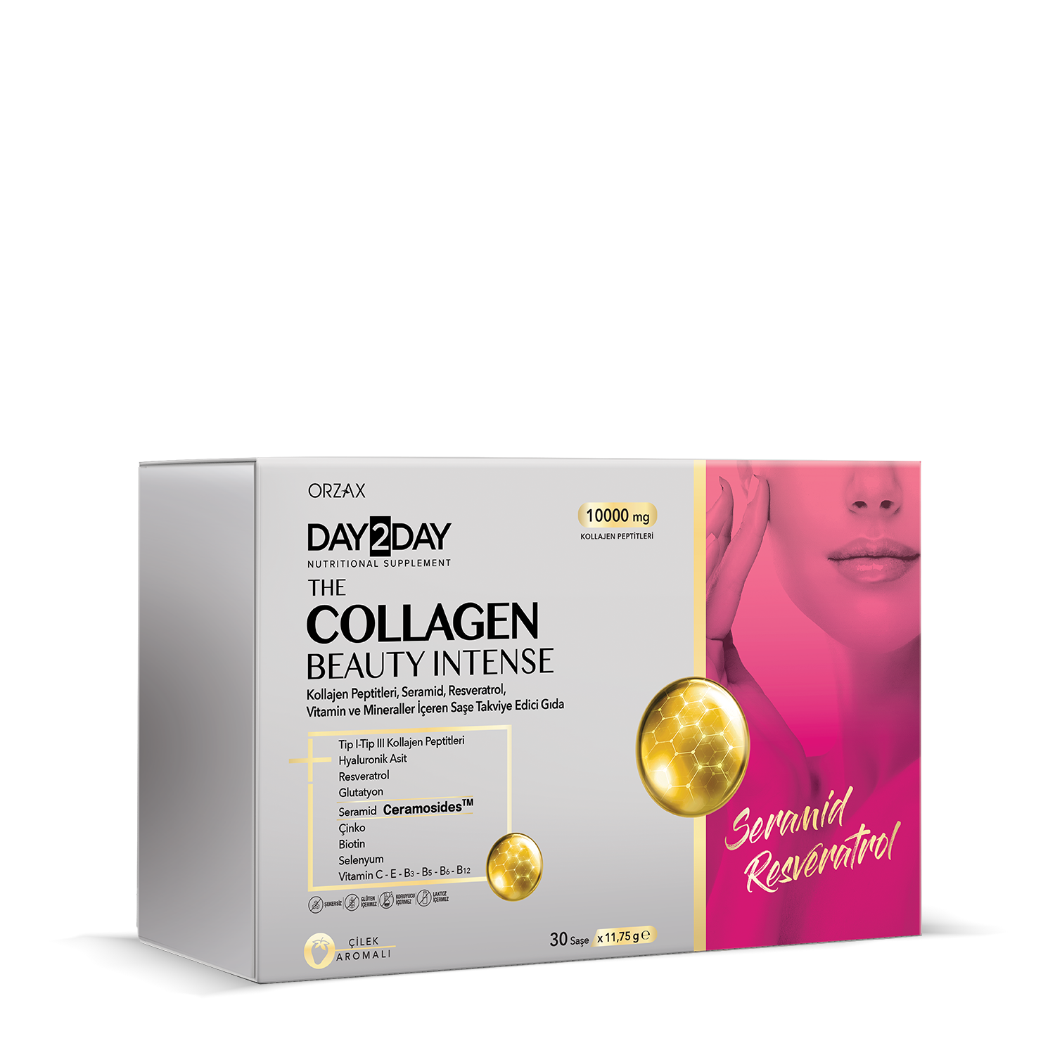 D2D_Beauty_Intense_Seramid_Resveratrol.png Day2Day The Collagen Beauty Intense Seramid - Görsel 1